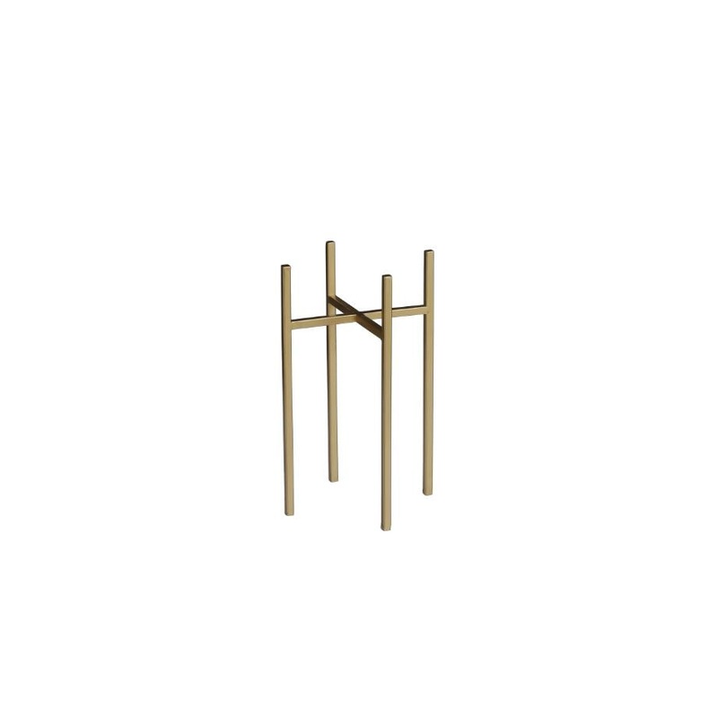 WIRE PLANT STAND GOLD