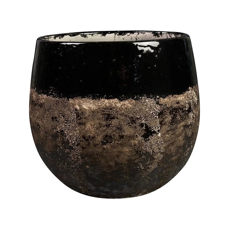 Lindy Plant Pot 25cm Height 23cm Dia Pot Black