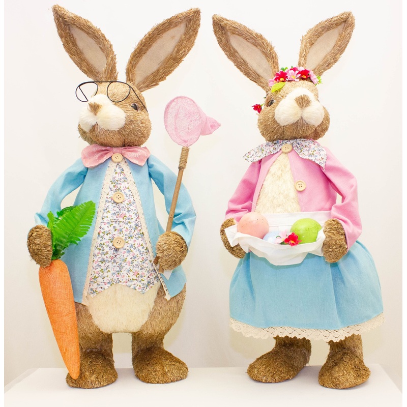 MR & MRS PETER RABBIT LARGE 2 ASSORTED