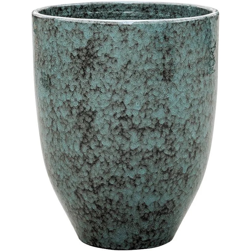 One and Only Plant Pot 60cm Height 46cm Dia Pot Reactive Green