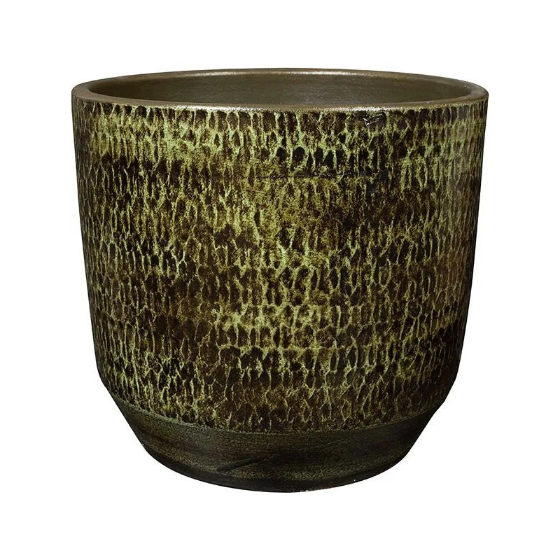 Sanna Plant Pot 26cm Height 29cm Dia Pot Moss Green