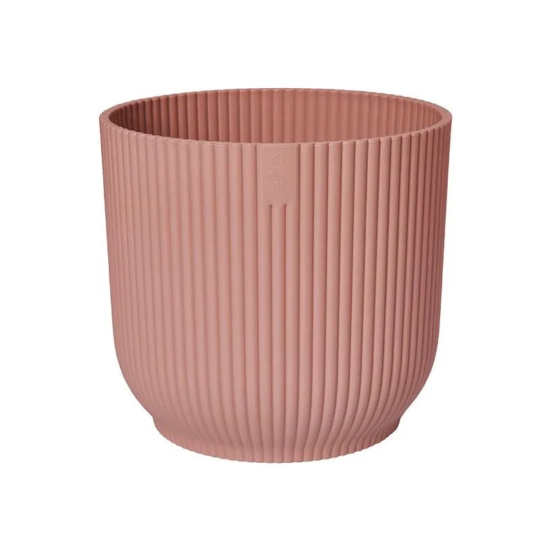 Vibes Fold Plant Pot 6.5cm Height 6.5cm Dia Round Mini Delicate Pink