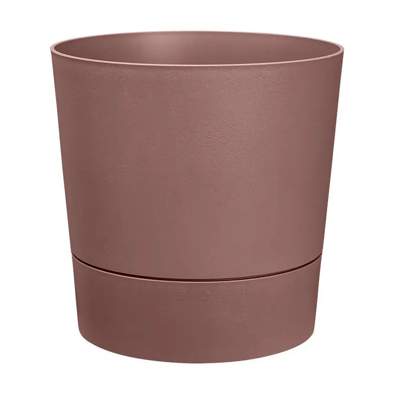 Greensense Aqua Care Plant Pot 29cm Height 28.5cm Dia Round Clay Brown