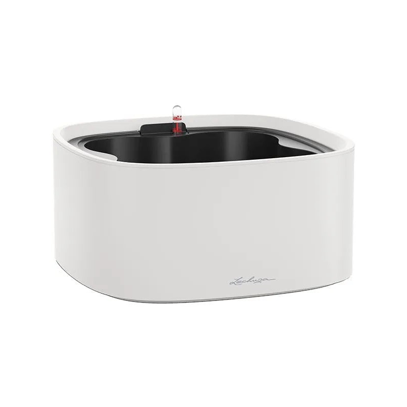 Lechuza Pila Color Stick Plant Pot 16.6cm Height 33cm Dia All Inclusive Set Light Grey