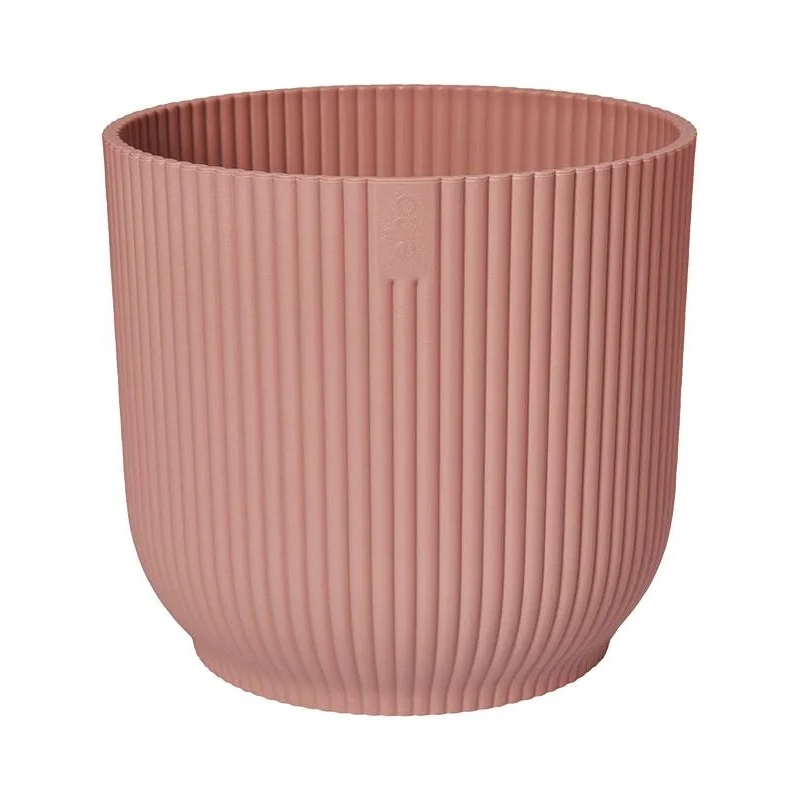 Vibes Fold Plant Pot 27cm Height 29cm Dia Round Delicate Pink