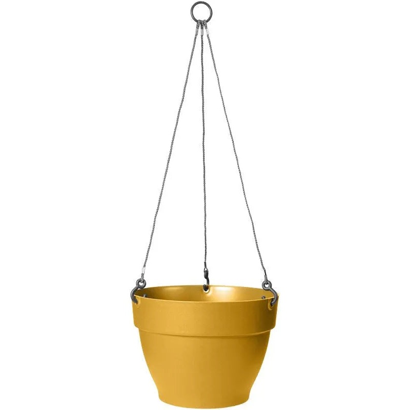 Vibia Plant Pot 18cm Height 25cm Dia Campana Hanging Basket Honey Yellow