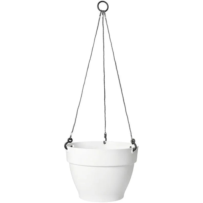 Vibia Plant Pot 18cm Height 25cm Dia Campana Hanging Basket White