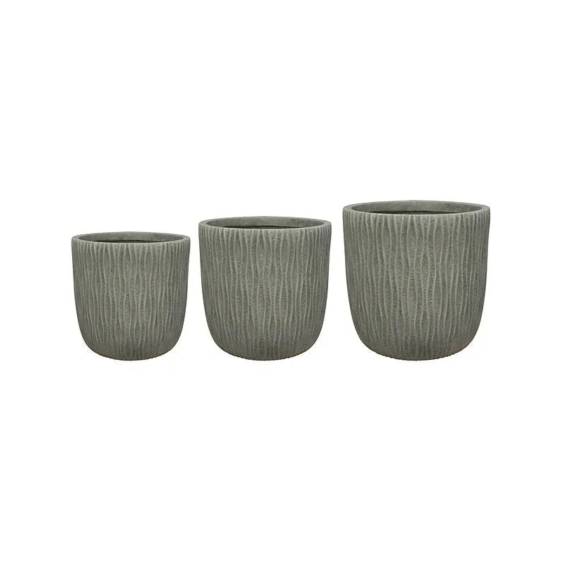 Viggo Plant Pot 35cm Height cm Dia Pot Mint (set of 3)