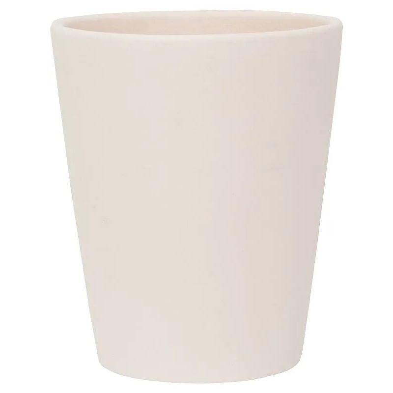 Ceramic Plant Pot 16cm Height 11cm Dia Rosa M Vanilla White