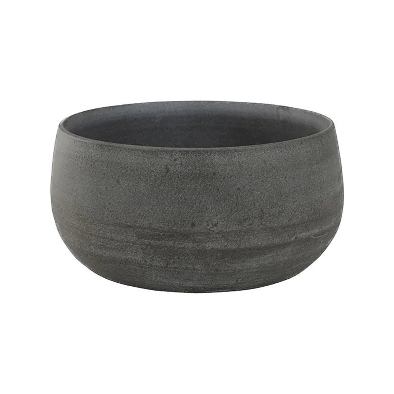 Esra Plant Pot 13cm Height 23cm Dia Bowl Mystic Grey