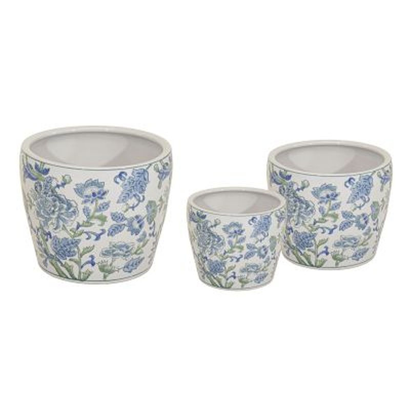 Qing Egg Pot W/Blue/Green 31 H31