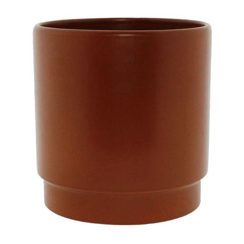 Sense Plant Pot 29cm Height 27cm Dia Pot Matt Terra