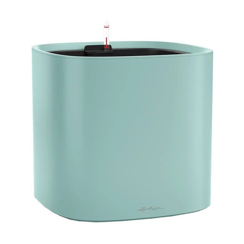 Lechuza Pila Color Plant Pot 32.6cm Height 29cm Dia All Inclusive Set Pastel Green