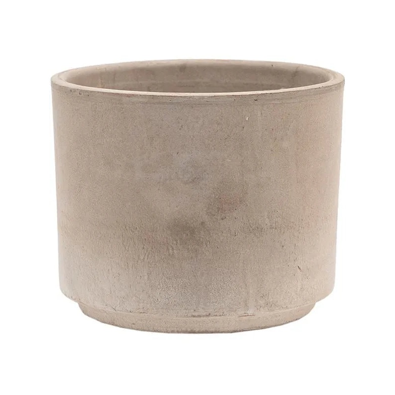 Terra Cotta Plant Pot 13cm Height 14cm Dia Flowerpot Grey