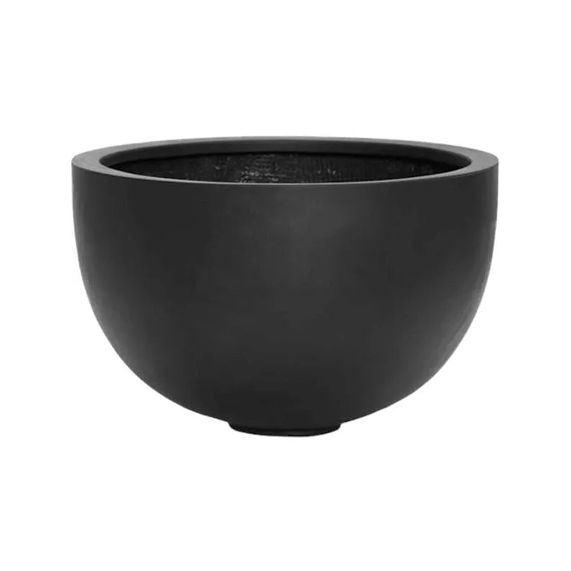 Fiberstone Plant Pot 28cm Height 36cm Dia Bowl M Black