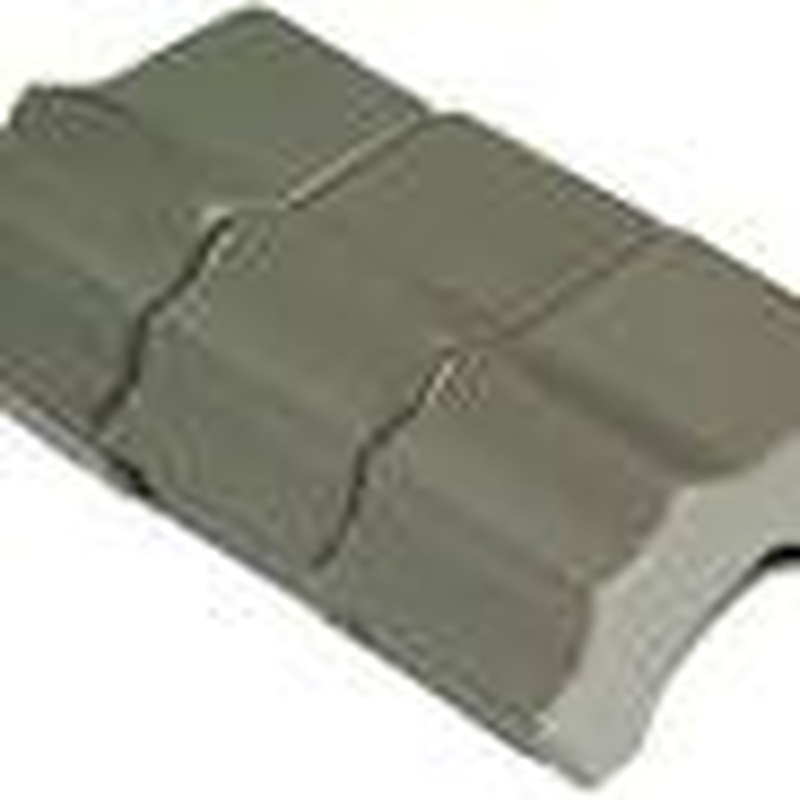 PK 3 LG MINT GREEN GLAZED FEET