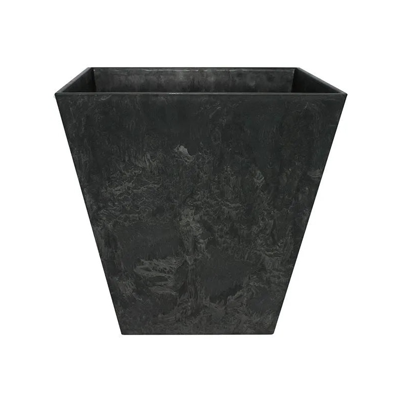 Artstone Plant Pot 40cm Height 38cm Dia Ella pot black