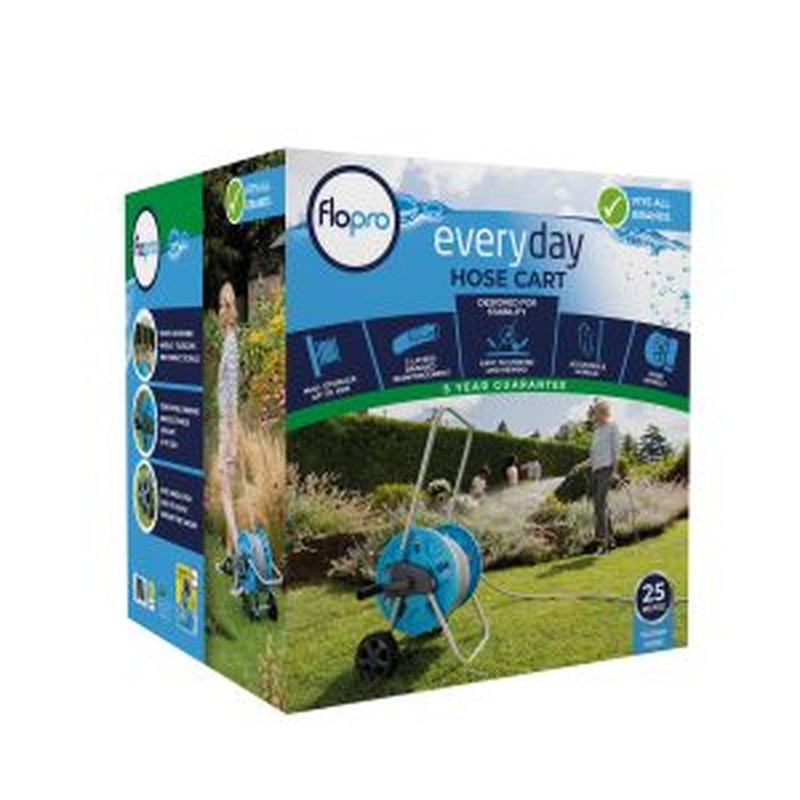 Flopro Hose Cart With 25m Everyday Hose