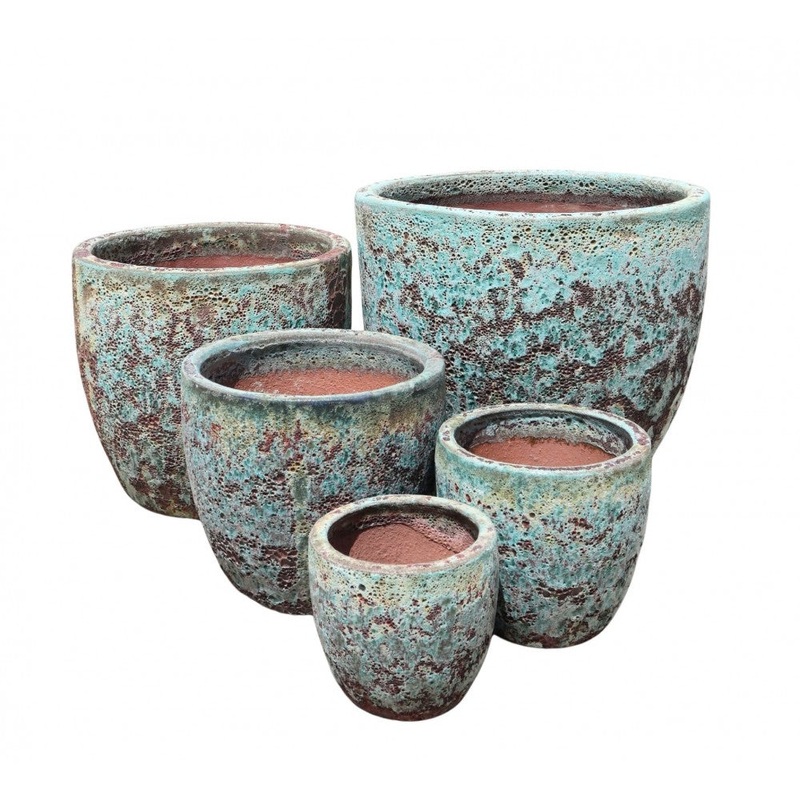 ATLANTIS MAYA PLANTER GREEN 48 H40