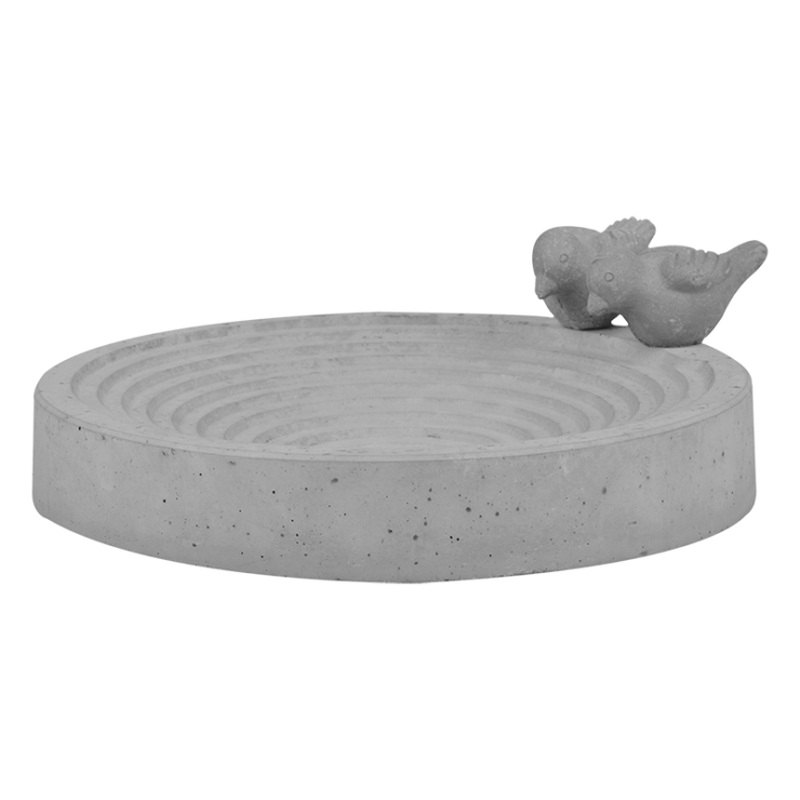 Bird bath concrete L