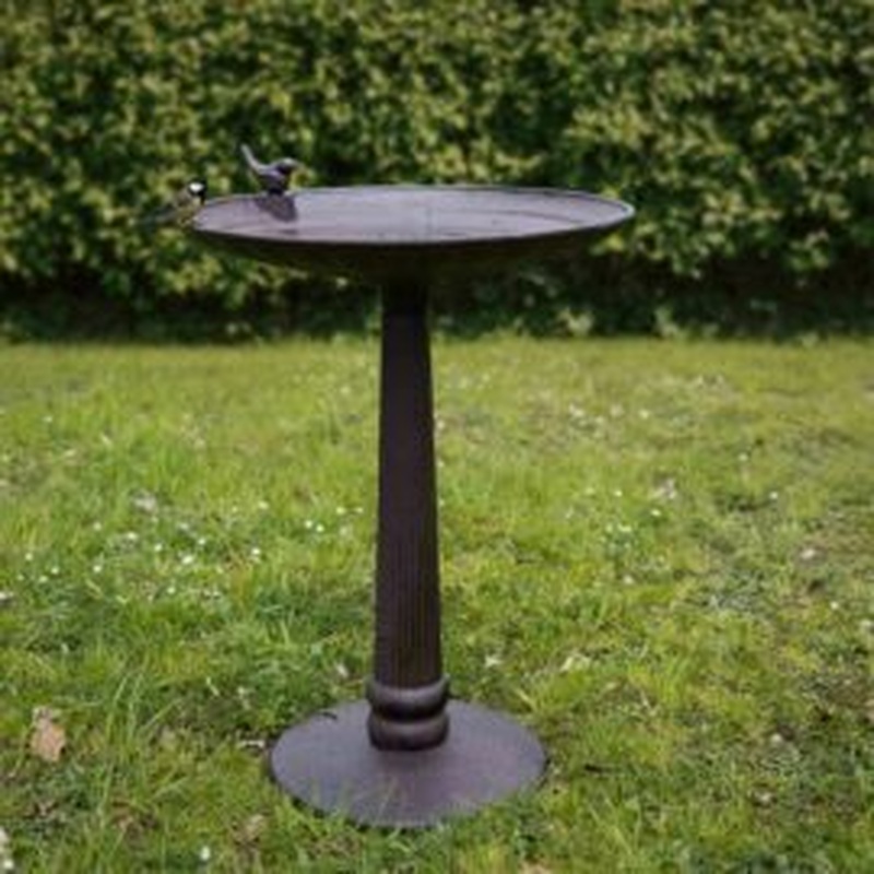 Bird Bath on Foot Cast Iron XL