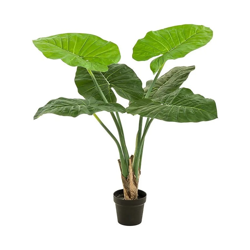 Alocasia Artificial Plant Premium Faux 90cm Height
