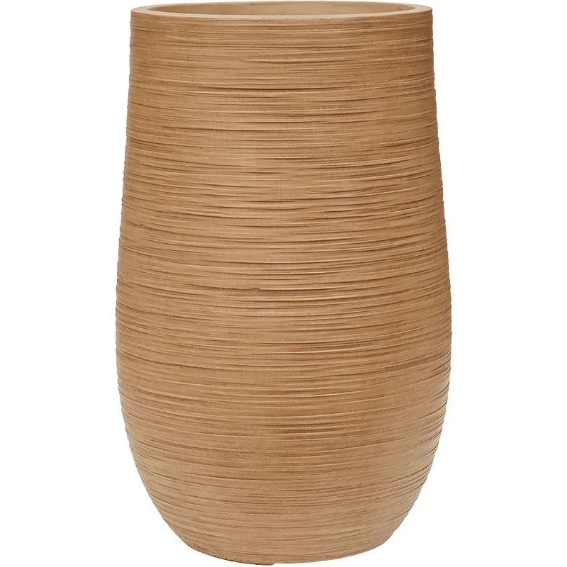 Baq Dune Plant Pot 55cm Height 27cm Dia Partner Brown Beige