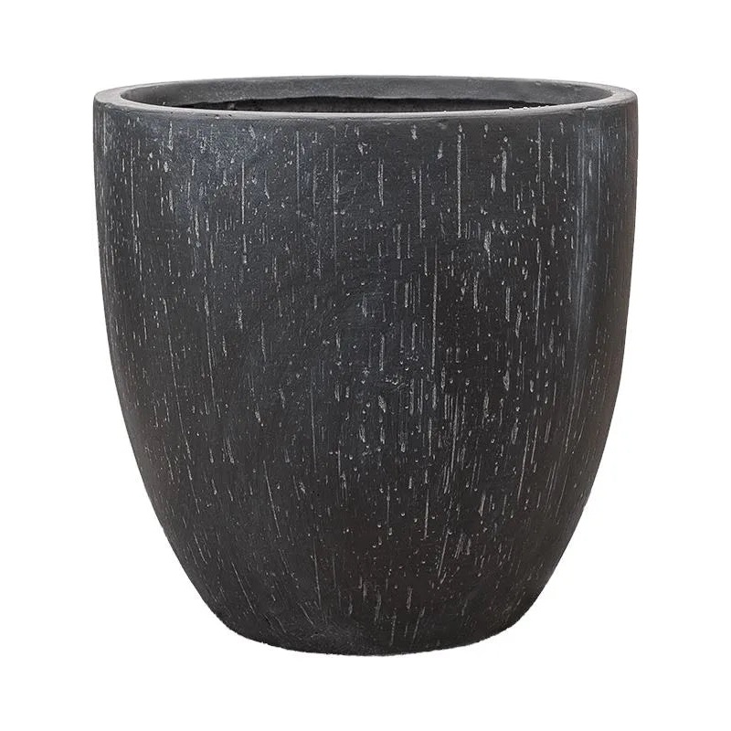 Baq Raindrop Plant Pot 43cm Height 39cm Dia Couple Anthracite