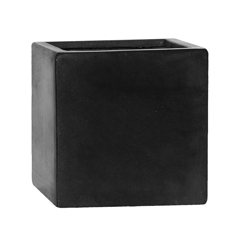 Fiberstone Plant Pot 20cm Height 18cm Dia Fleur M Black