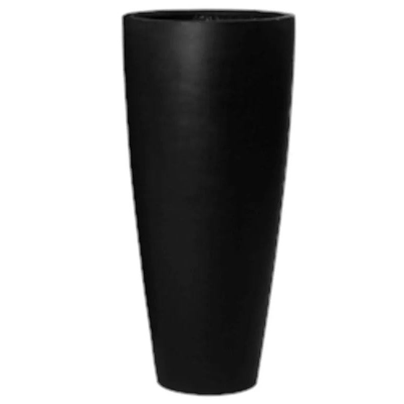 Fiberstone Plant Pot 80cm Height 29cm Dia Dax L Black