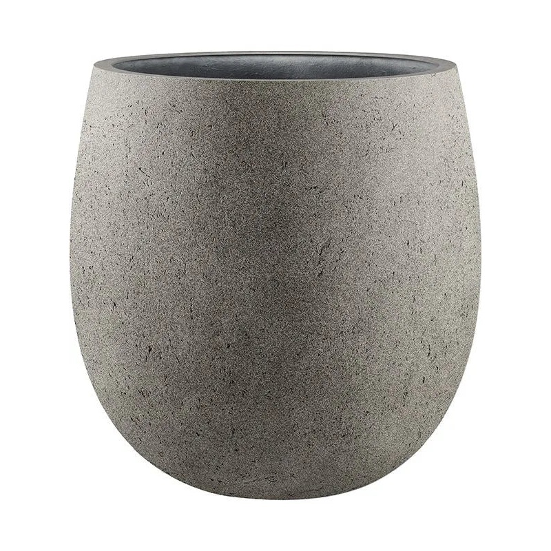 Grigio Plant Pot 30cm Height 21.5cm Dia Balloon Natural Concrete