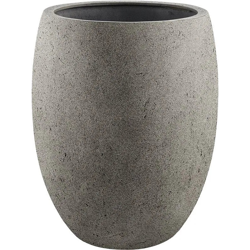 Grigio Plant Pot 68cm Height 43cm Dia Tall balloon Natural Concrete