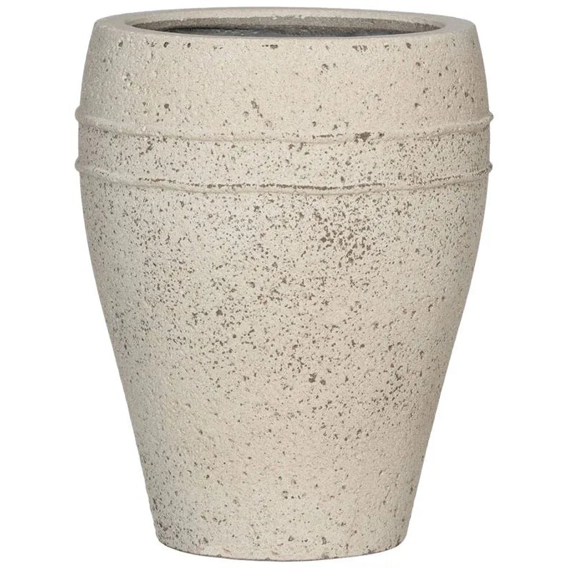 Mediterranean Plant Pot 50cm Height 30cm Dia Ares M Chalk White