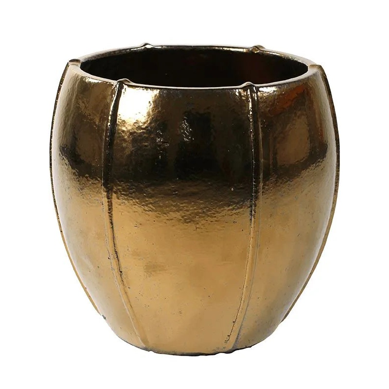 Moda Plant Pot 55cm Height 45cm Dia Emperor Gold