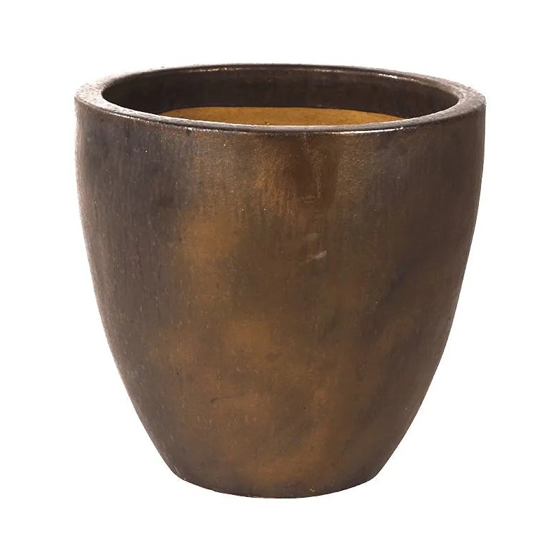 Plain Plant Pot 52cm Height 46cm Dia Couple Sepia
