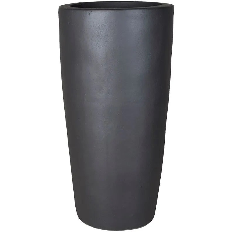 Plain Plant Pot 70cm Height 27cm Dia Partner Anthracite