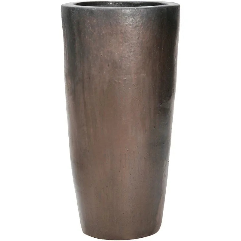Plain Plant Pot 70cm Height 27cm Dia Partner Sepia