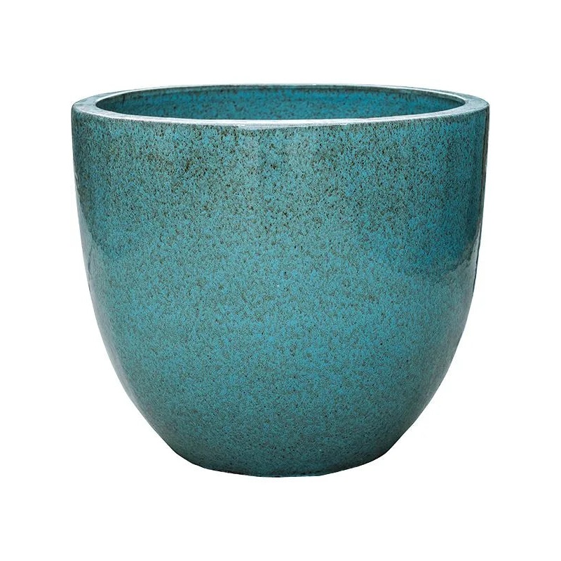 Pure Plant Pot 51cm Height 55cm Dia Couple Turquoise