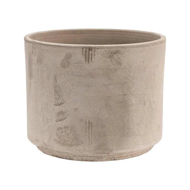 Terra Cotta Plant Pot 25cm Height 29cm Dia Flowerpot Grey