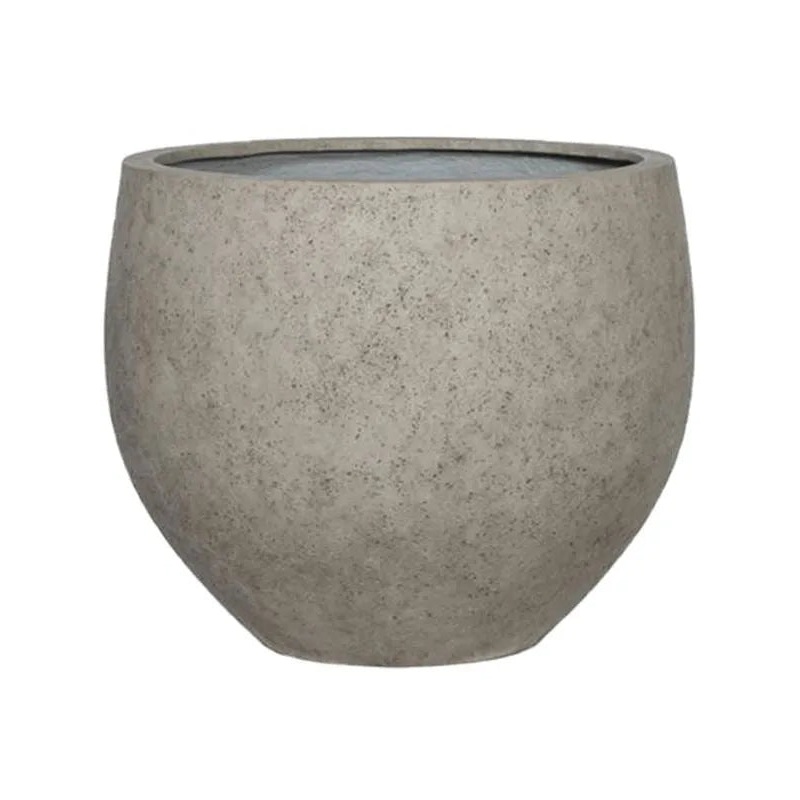 Urban Plant Pot 57cm Height 60cm Dia Jumbo Orb XS Beige Washed