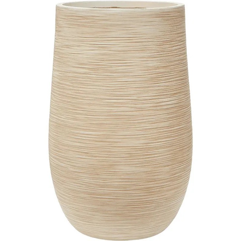 Baq Dune Plant Pot 75cm Height 37cm Dia Partner Beige