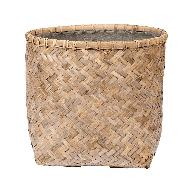 Bohemian Plant Pot 42cm Height 46cm Dia Zayn XS Bamboo
