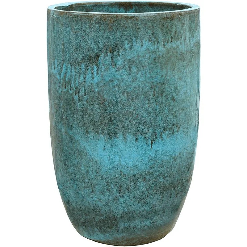 Pure Plant Pot 63cm Height 37cm Dia Partner Turquoise