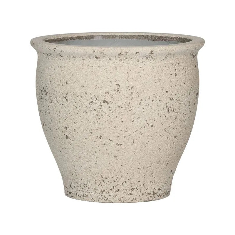 Mediterranean Plant Pot 38cm Height 36cm Dia Poseidon S Chalk White