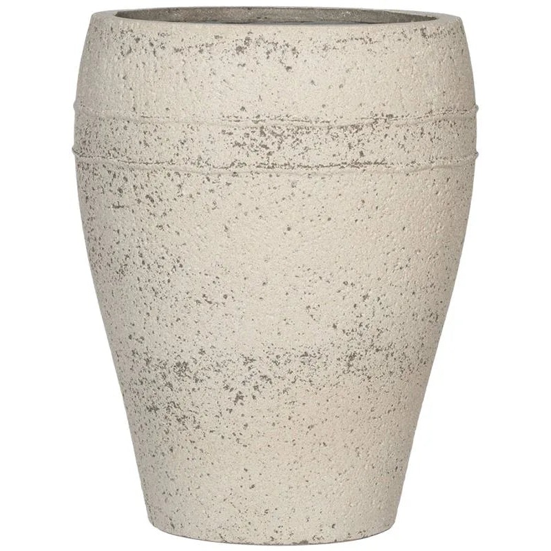 Mediterranean Plant Pot 68cm Height 43cm Dia Ares L Chalk White