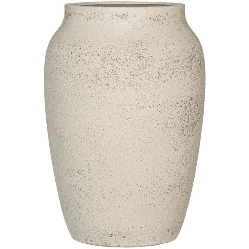 Mediterranean Plant Pot 74cm Height 31.5cm Dia Hera Chalk White