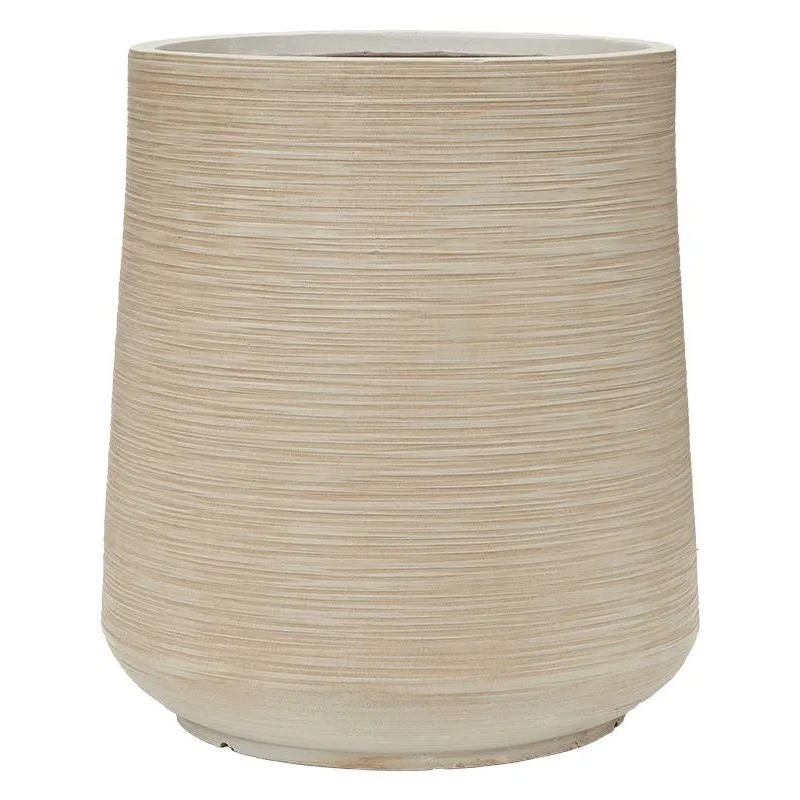 Baq Dune Plant Pot 55cm Height 39cm Dia Darcy Beige