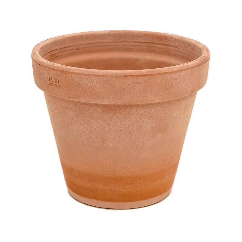 Terra Cotta Plant Pot 21cm Height 22cm Dia Flowerpot antiques