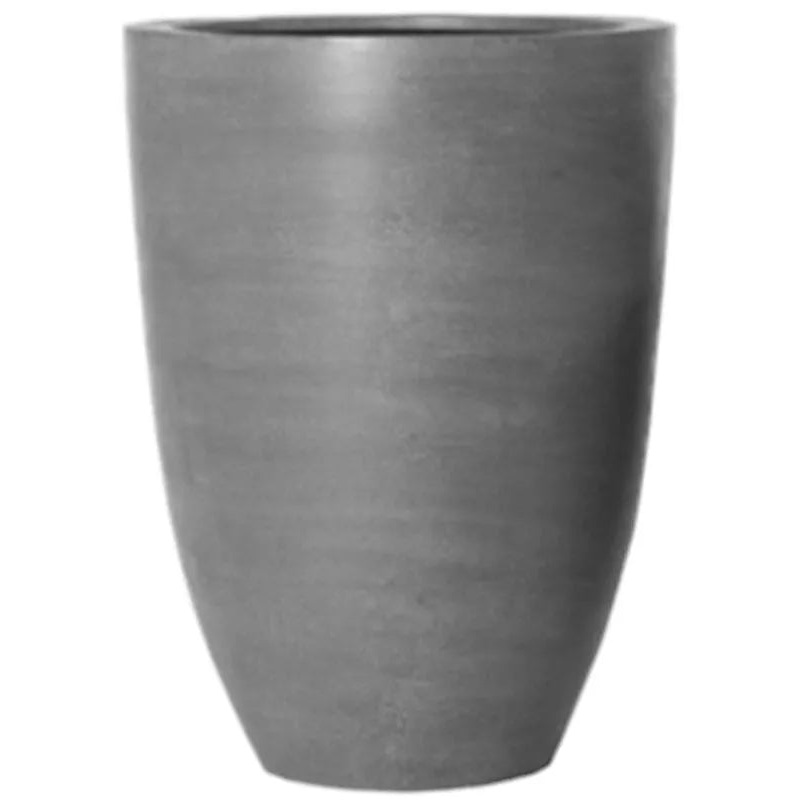 Fiberstone Plant Pot 55cm Height 38cm Dia Ben L Grey
