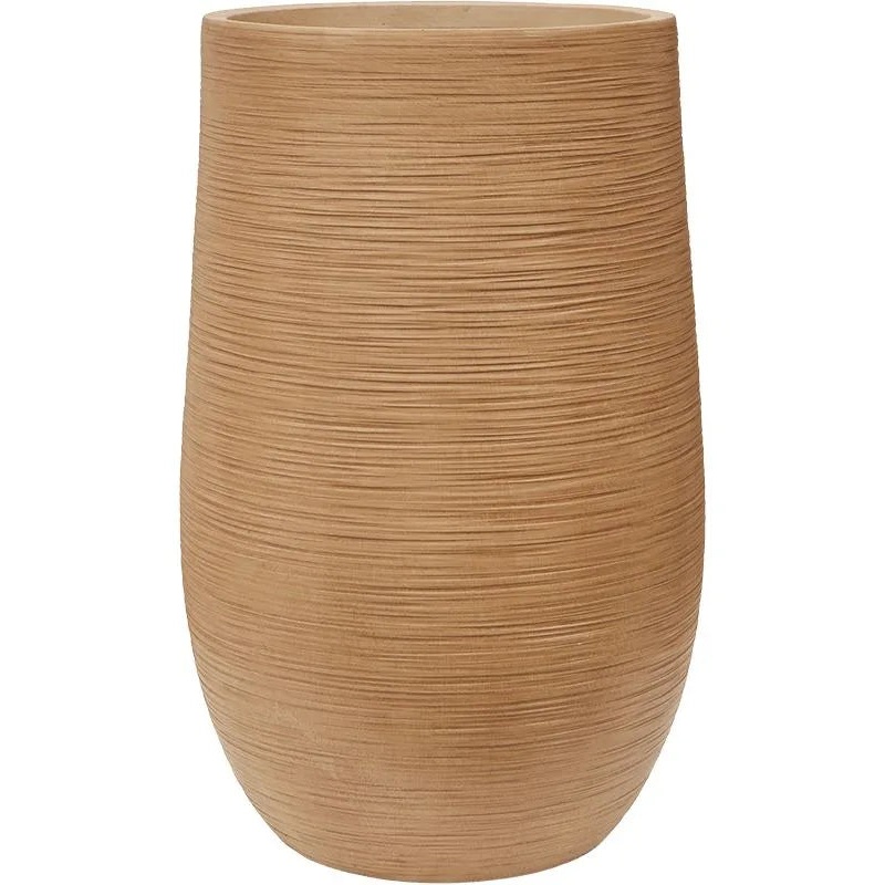Baq Dune Plant Pot 75cm Height 37cm Dia Partner Brown Beige